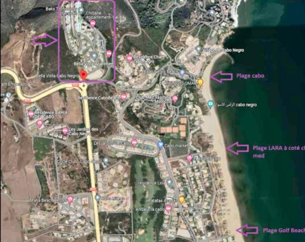 Complexe Bella Vista Cabo Negro Martil Mdiq Avec Piscines Plage Wifi Extérieur photo